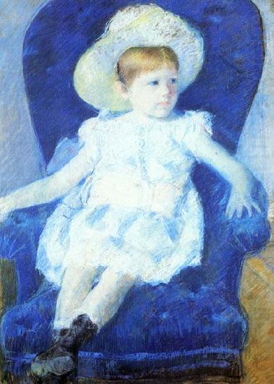 Mary Cassatt Elsie in a Blue Chair china oil painting image